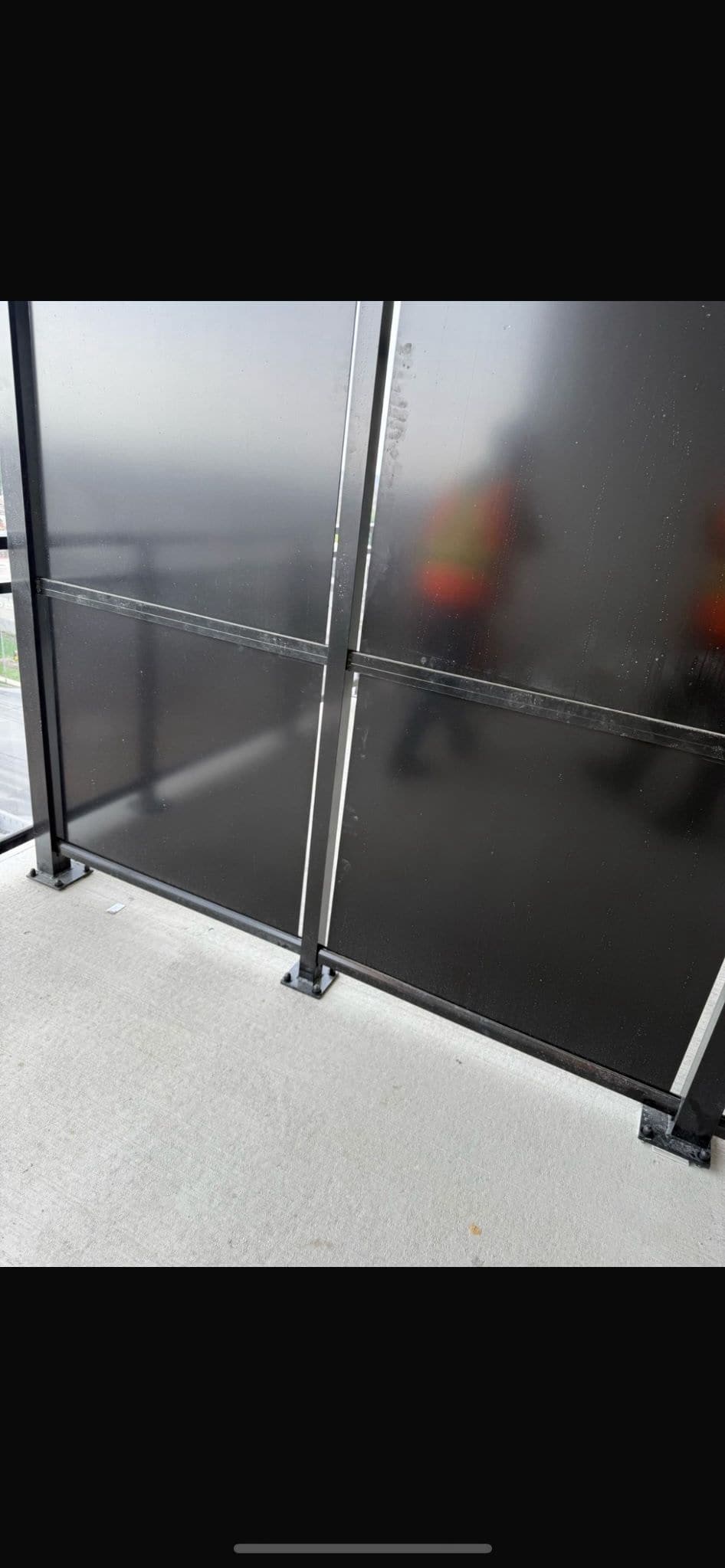 Aluminum privacy wall project in Edmonton — photo 4
